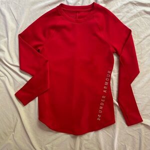 Under Armour Red ColdGear Top